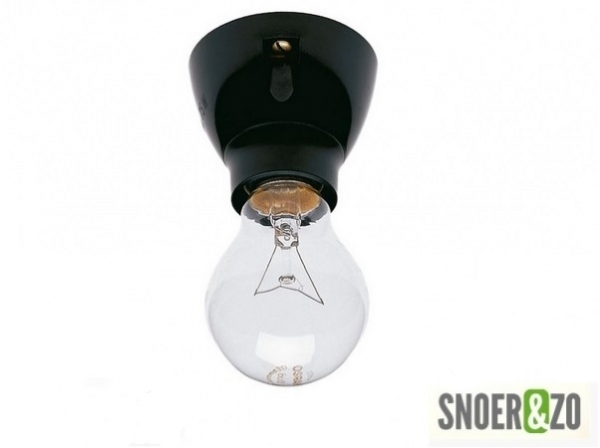 Plafondlamp bakeliet E27