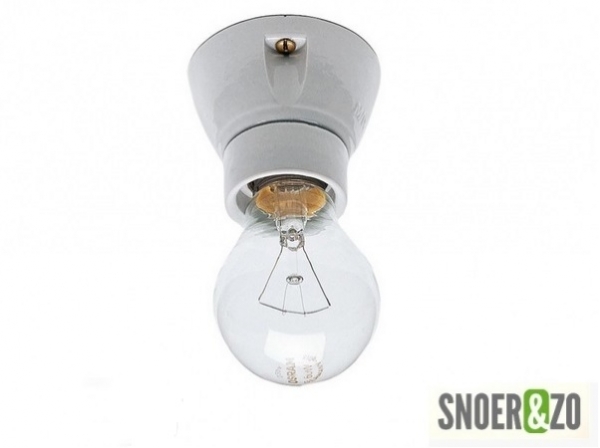 Plafondlamp porselein E27