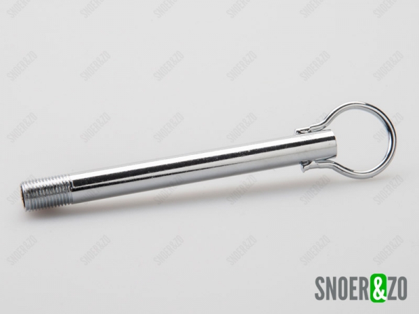 Stelpijp chroom M10 x 1