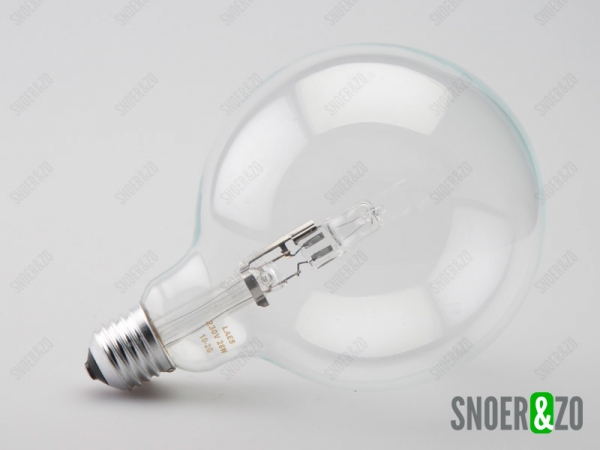 Halogeenglobe 125mm Helder 28W E27