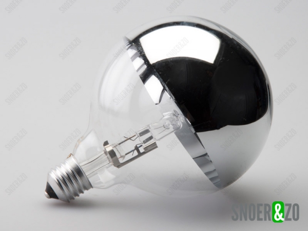 Halogeenglobe 125mm Kopspiegel 28W E27