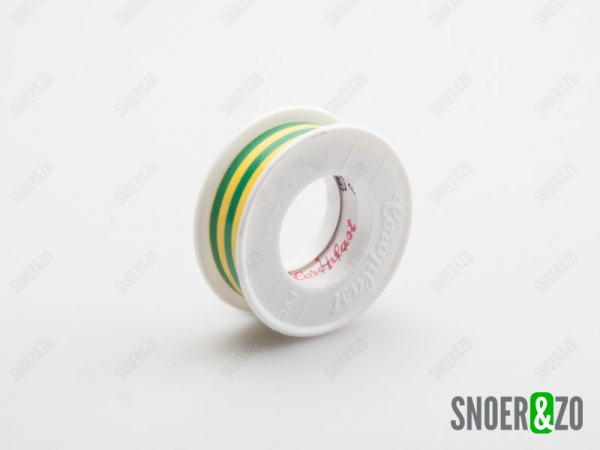 Isolatietape geel/groen 15mm