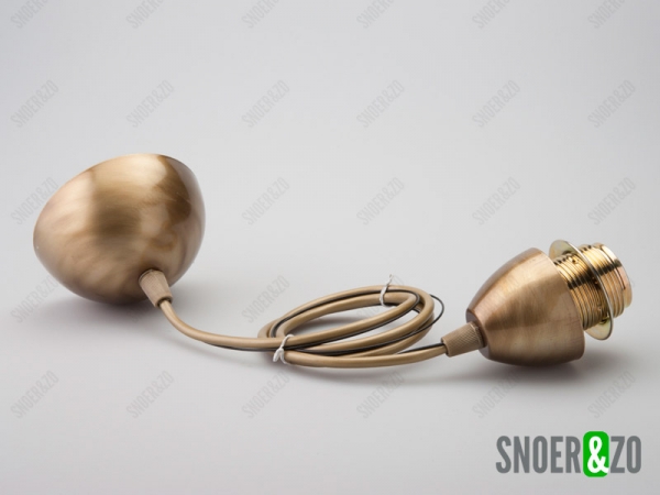 Pendel bronskleurig E27