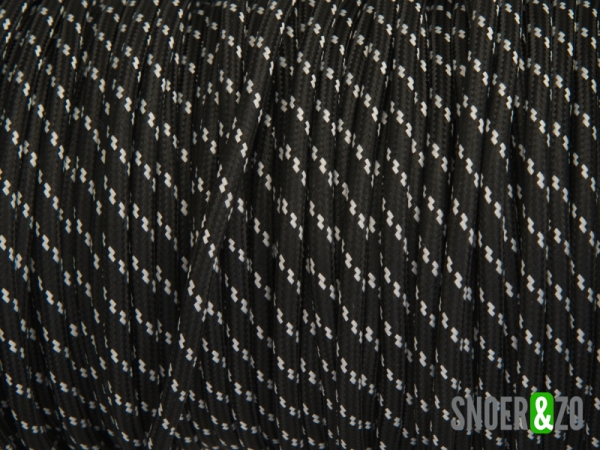 Zwart-wit strijkijzersnoer flex