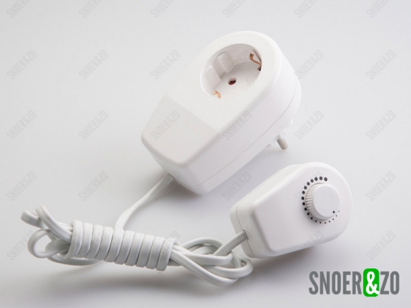 Stekker + dimmer met afstandsbediening ( bedraad )