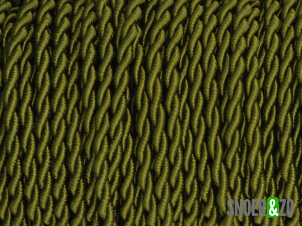 Gedraaid stofsnoer oud groen