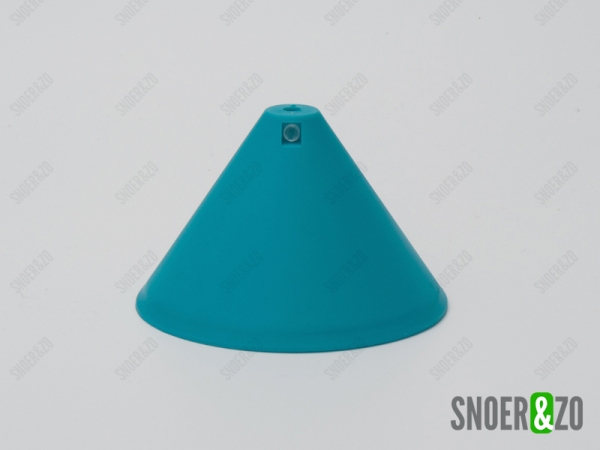 Plafondkap kunststof aqua met trekontlaster