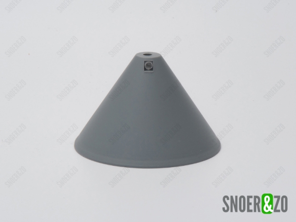 Plafondkap kunststof  grijs met trekontlaster