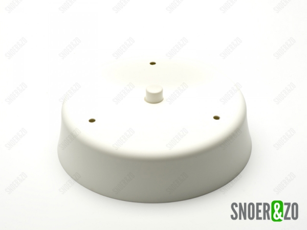 Plafondkap kunststof wit met 3 gaten