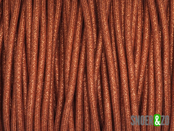 Koperbruin glimmend strijkijzersnoer