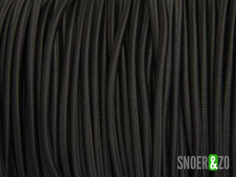 Zwart strijkijzersnoer