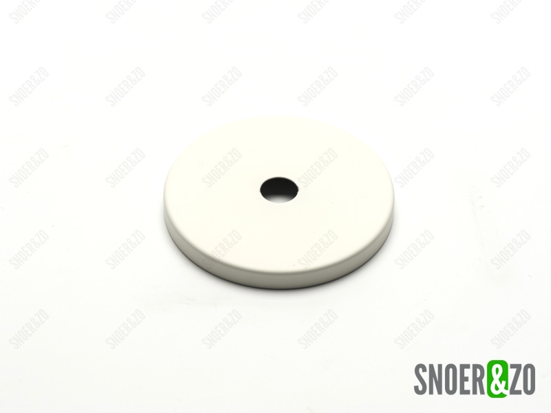 Afdekplaat wit cilinder 6cm
