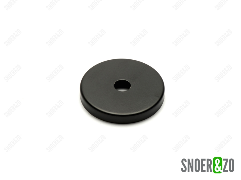 Afdekplaat zwart cilinder 5cm