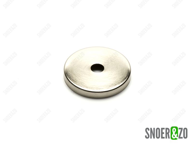 Afdekplaat RVS cilinder 5cm