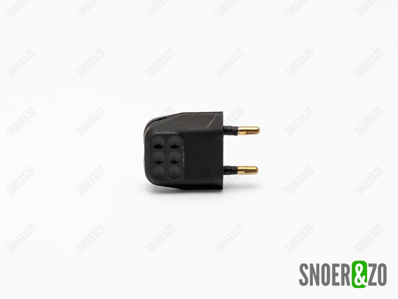 Eurostekker zwart retro