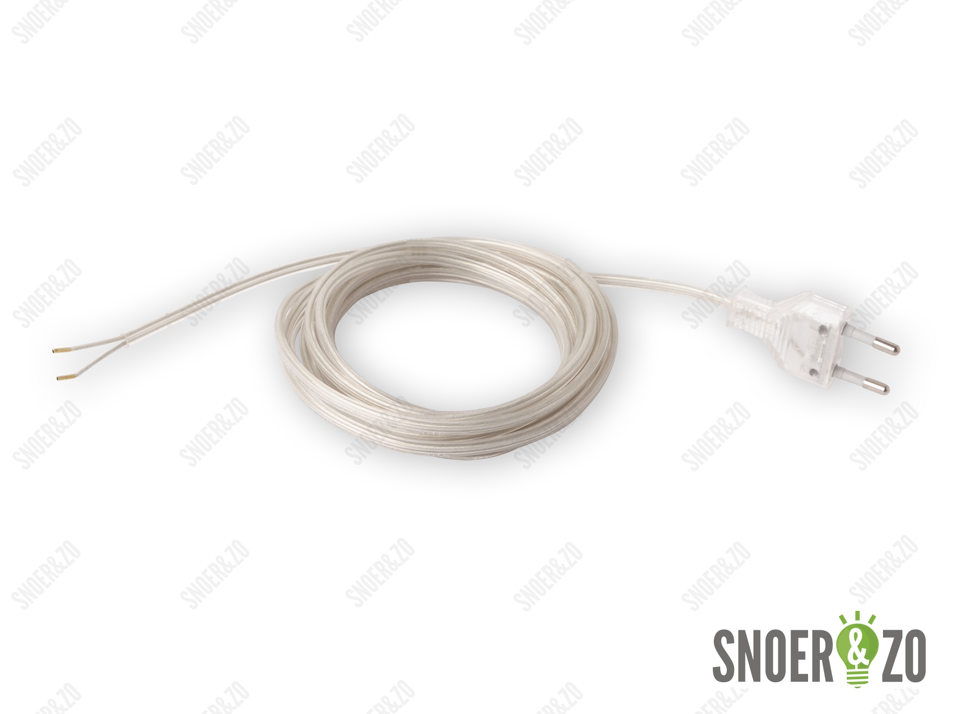 Aansluitsnoer transparant 3,5 meter