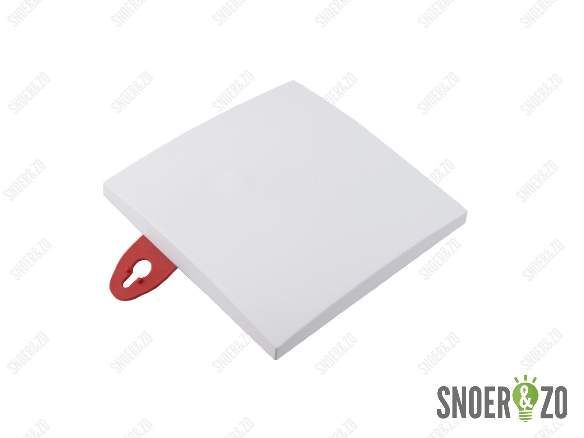 Afdekplaat centraaldoos vierkant