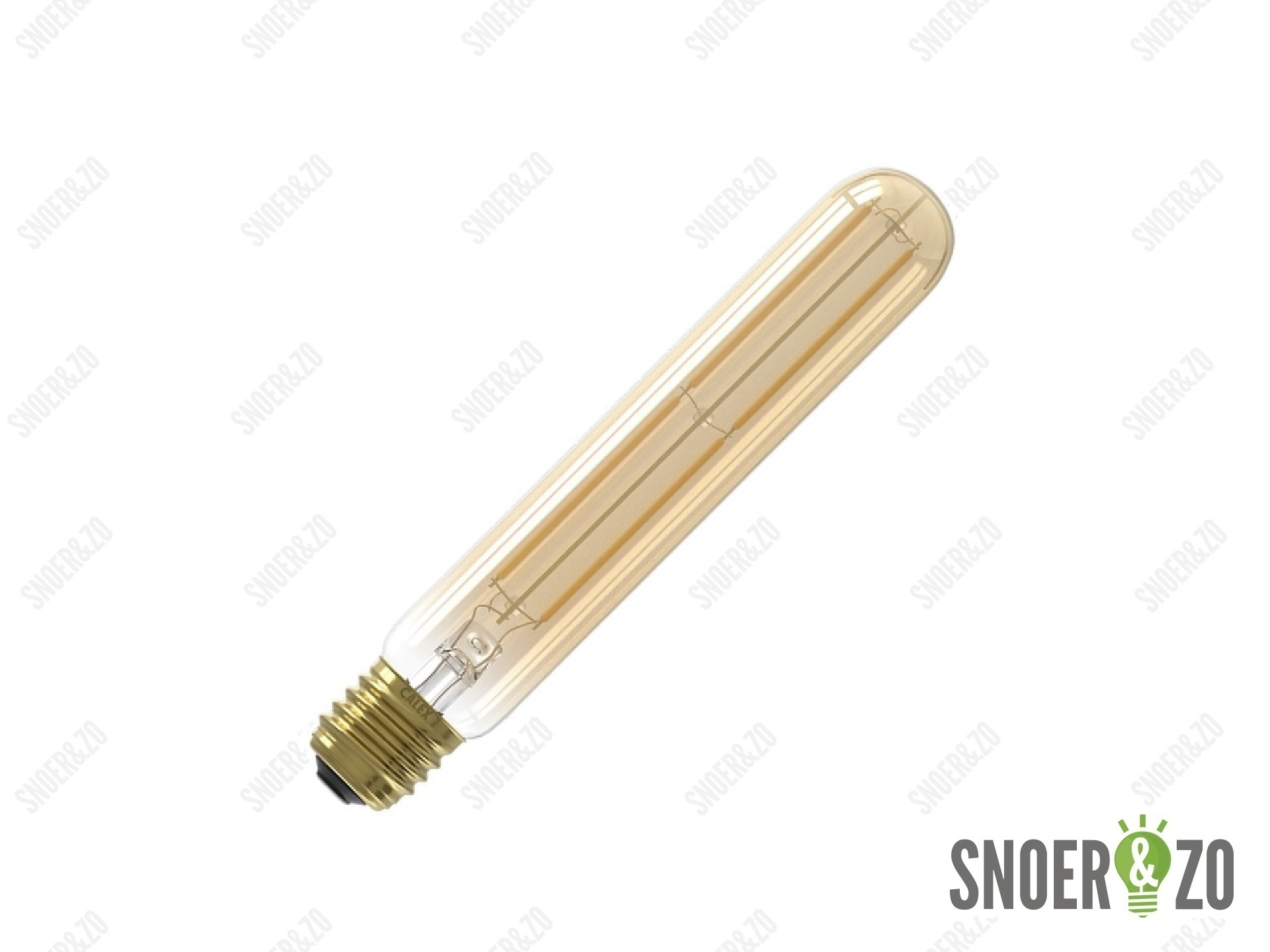 Calex LED filament T32x185mm buislamp 4.5W E27 goud dimbaar