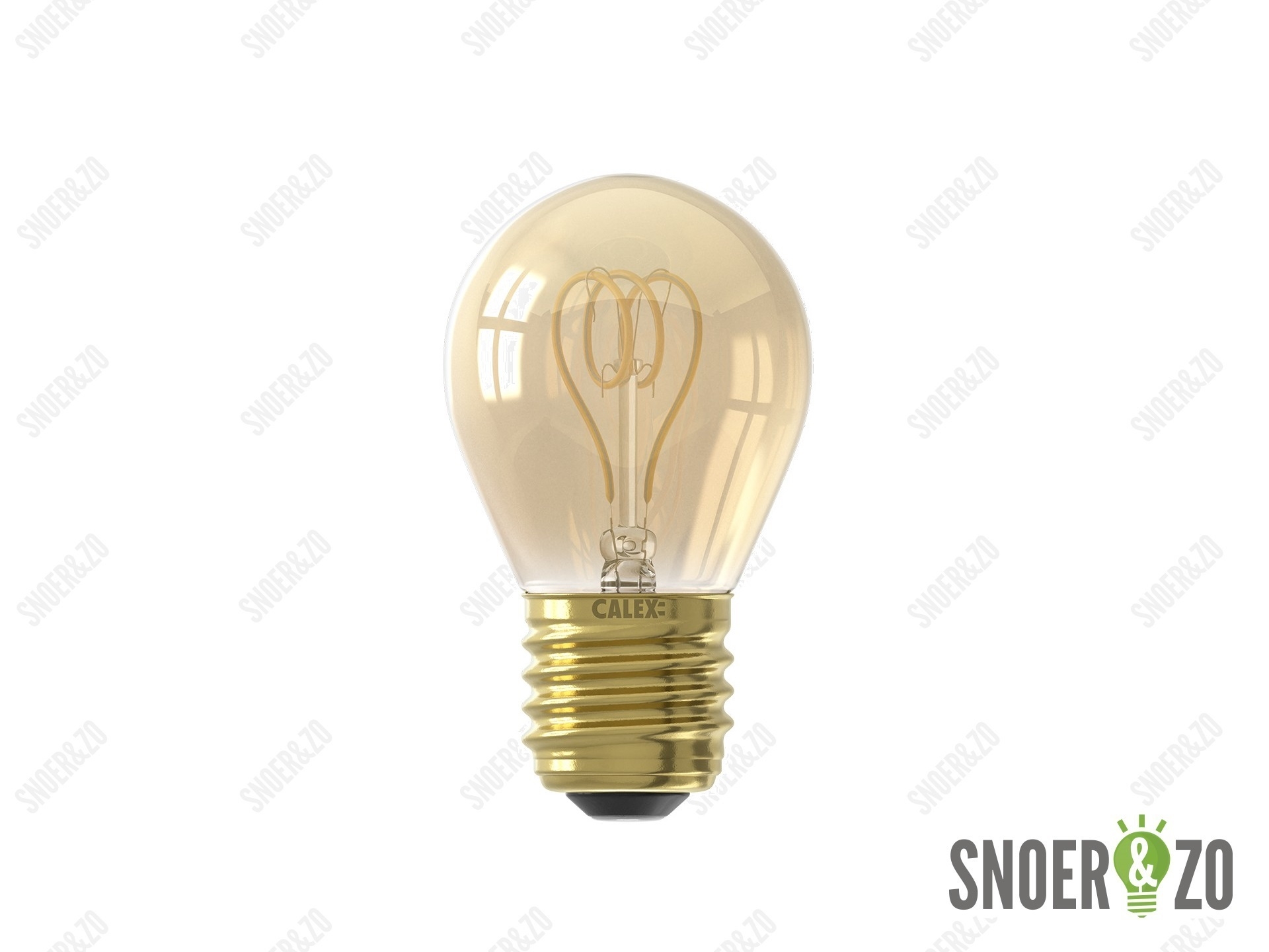 Calex LED flex filament kogel 4W E27 goud dimbaar