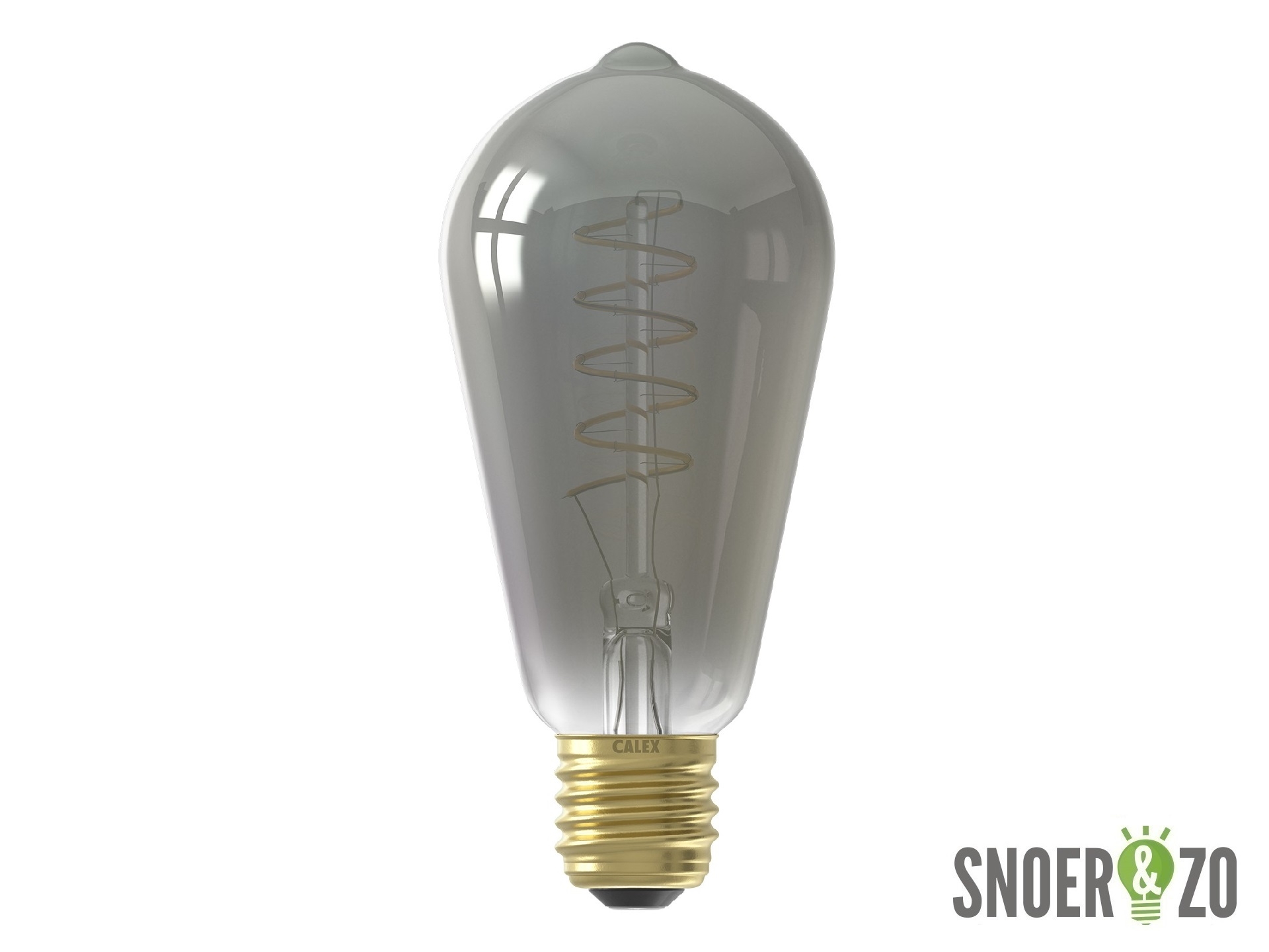 Calex LED flex filament edison ST64 4W E27 titanium dimbaar
