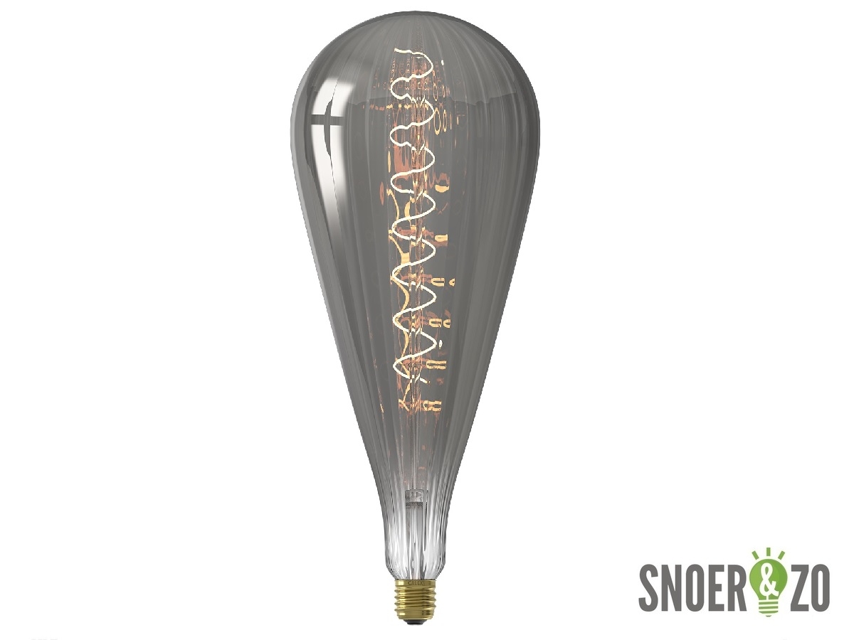 Calex XXL Malaga LED lamp 6W E27 titanium dimbaar