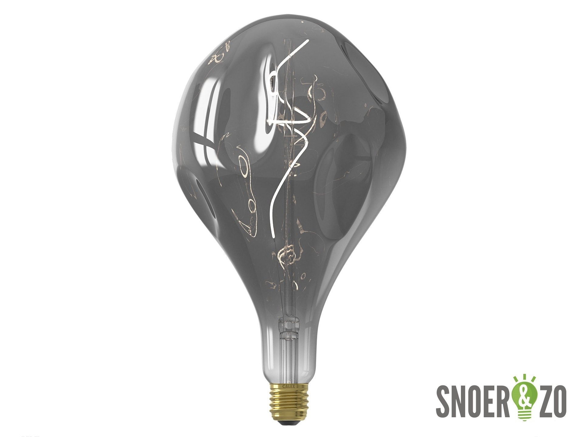 Calex XXL Organic EVO LED lamp 6W E27 titanium dimbaar