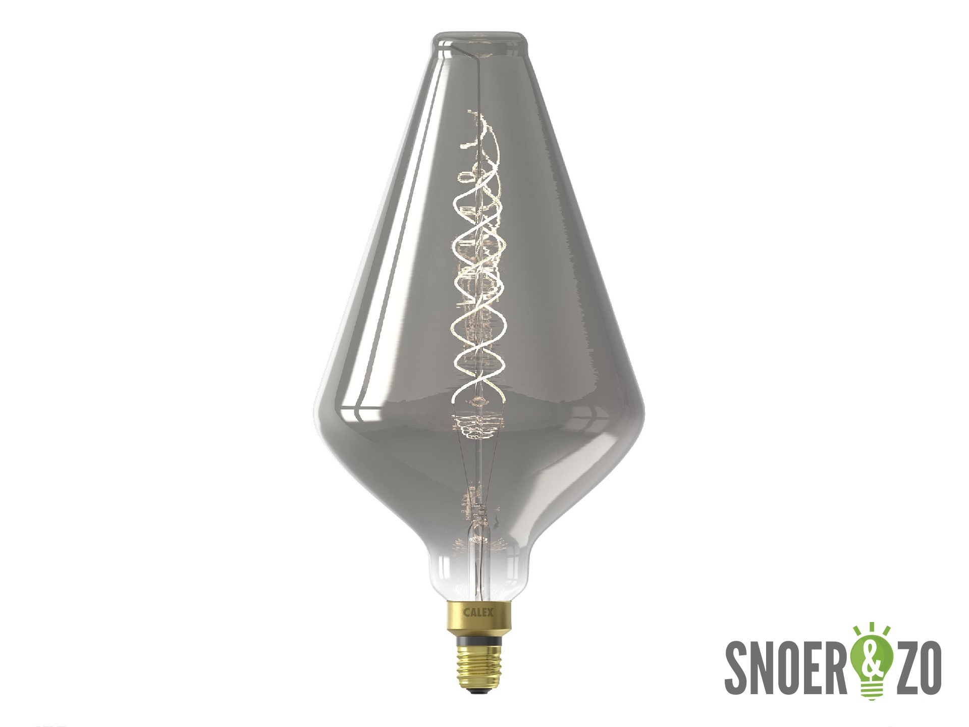 Calex XXL Vienna LED lamp 6W E27 titanium dimbaar