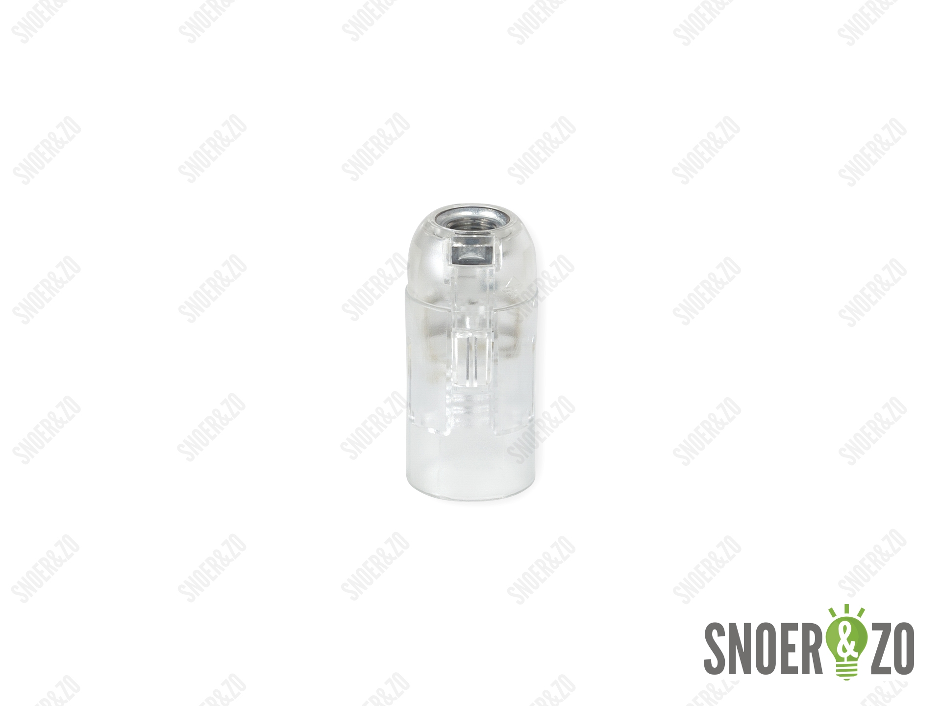 Fitting E14 klik transparant glad