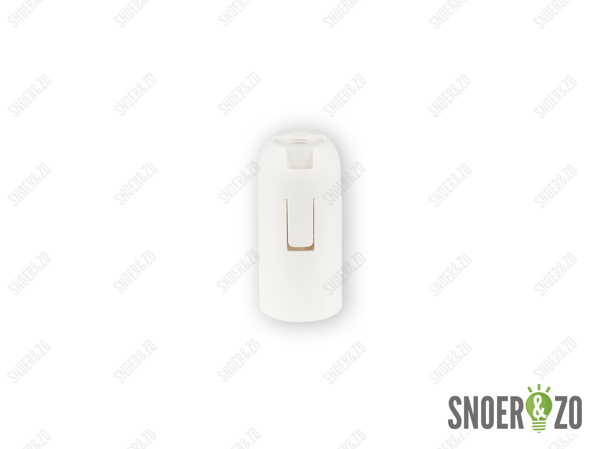 Fitting E14 klik wit glad