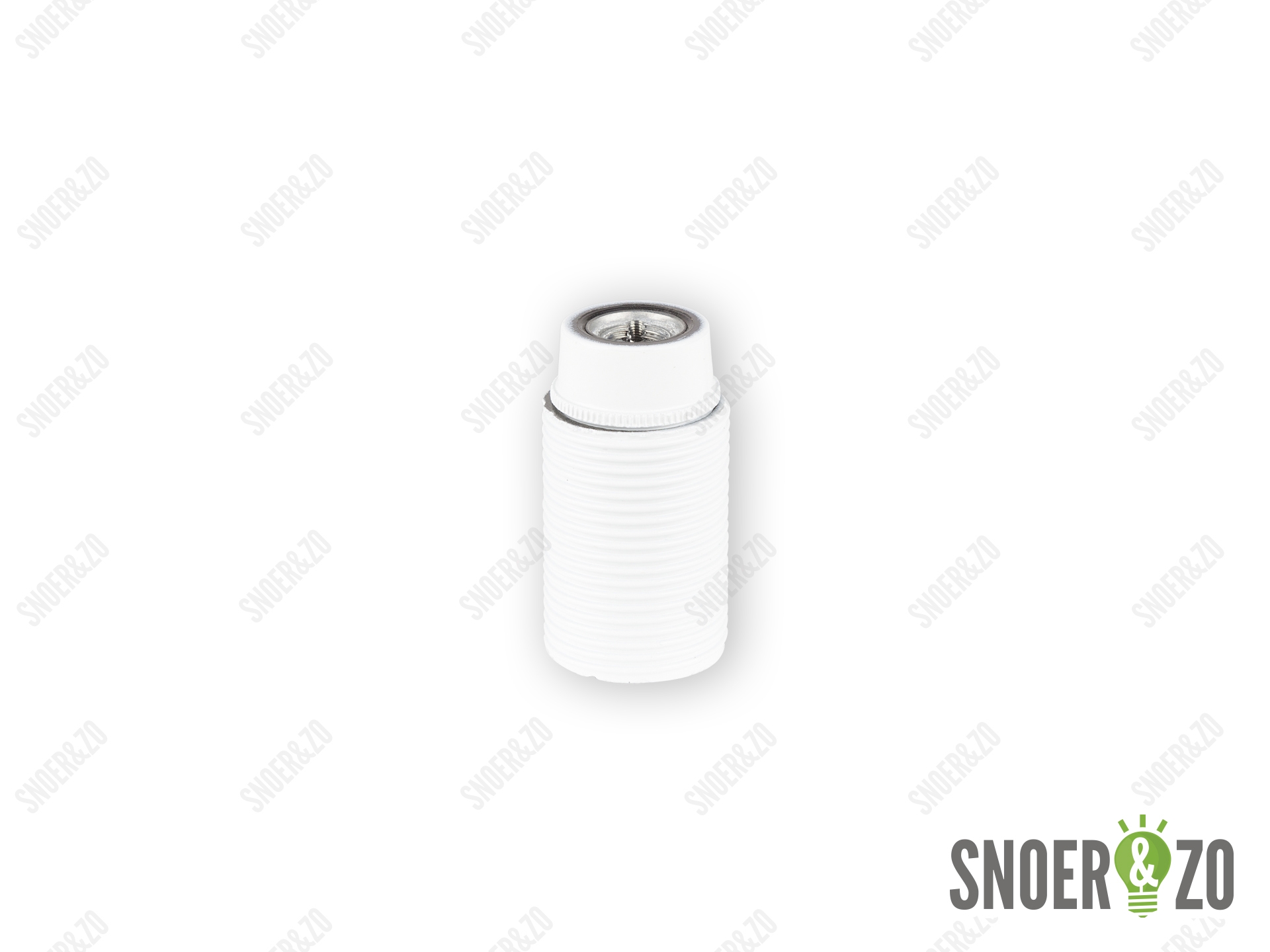 Fitting E14 wit doorlopend