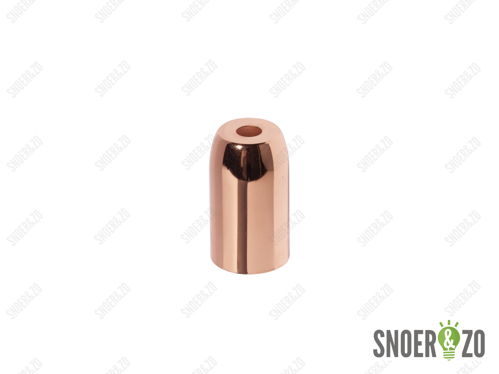 Fittinghuls E14 rood koper plat model