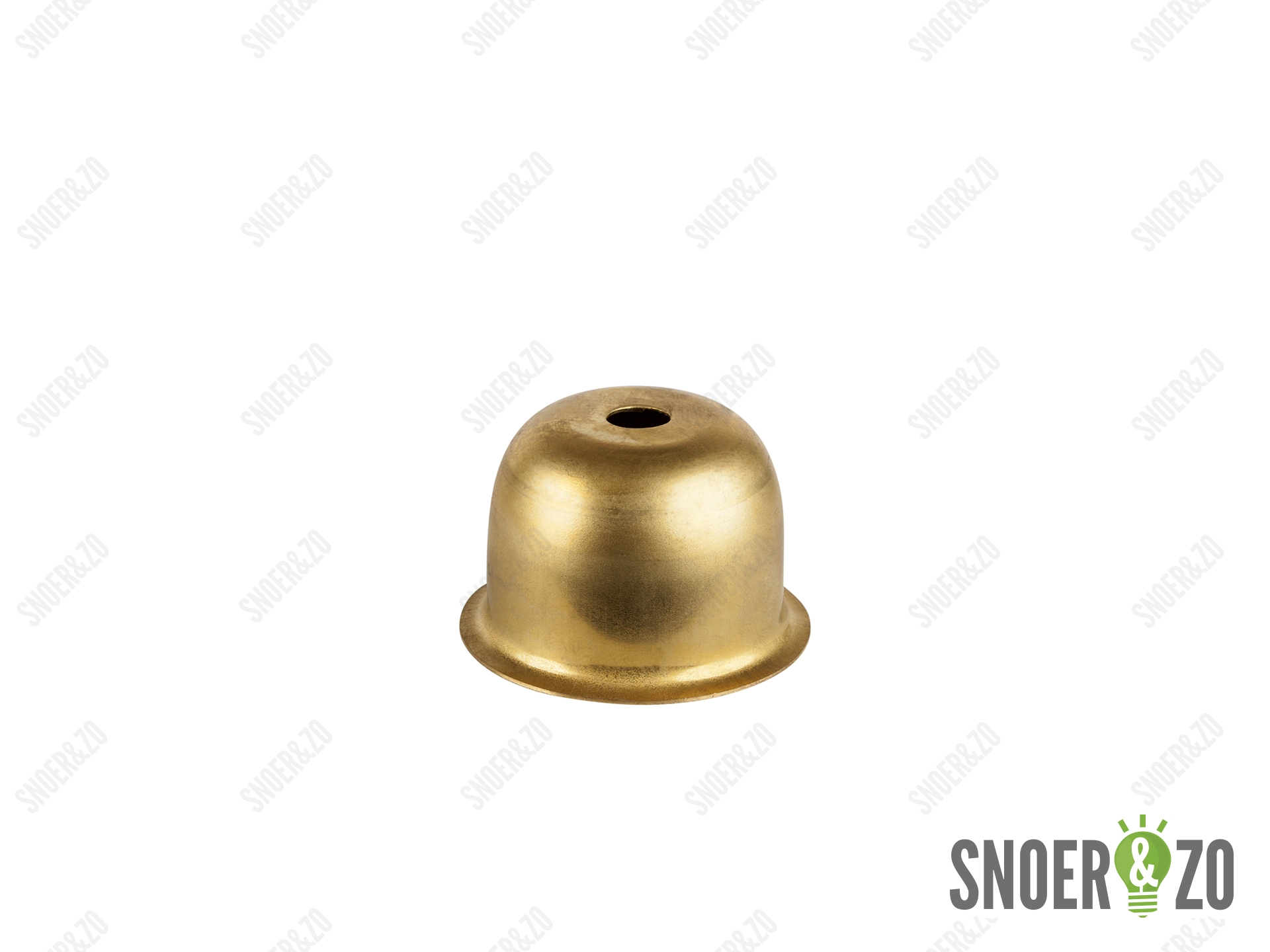 Fittinghuls E27 echt messing laag model