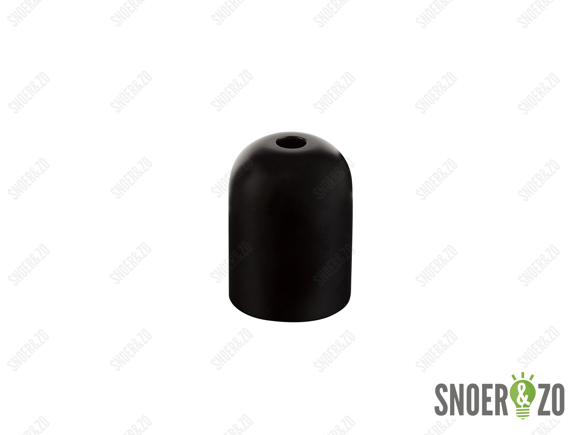 Fittinghuls E27 mat zwart