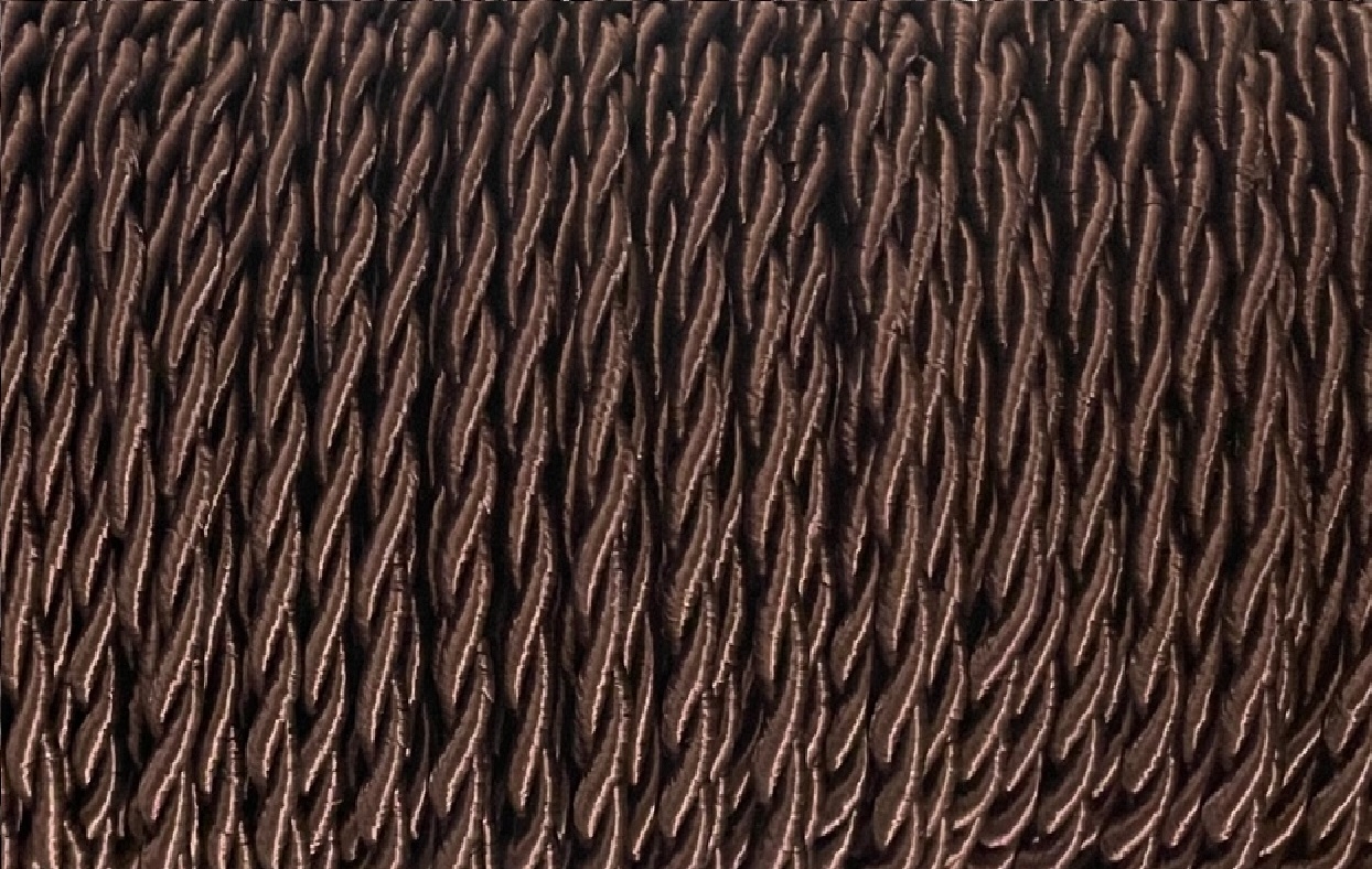 Gedraaid stofsnoer bruin