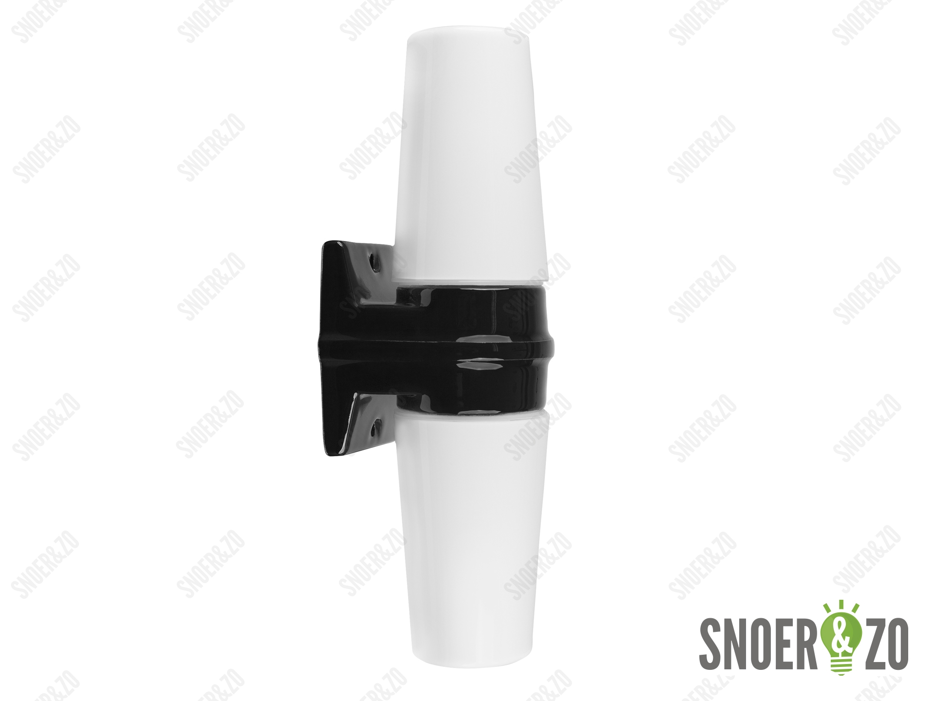 Ifö Electric Bernadotte wandlamp dubbel zwart