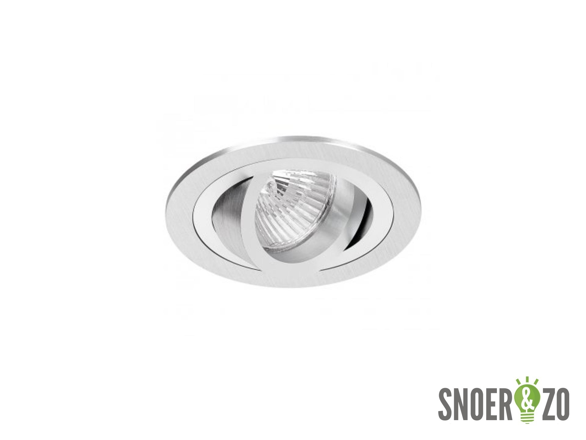 Onok inbouwspot 191/1 aluminium rond