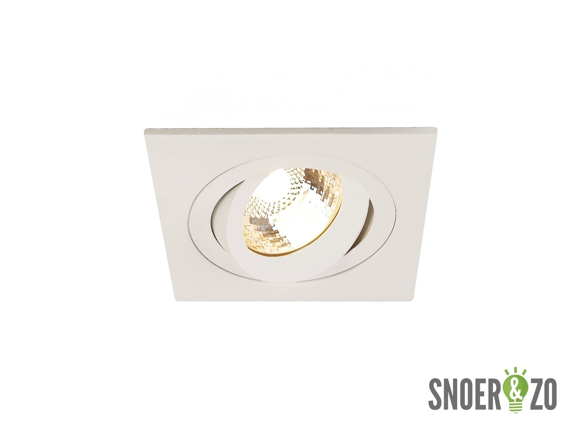 Onok inbouwspot 192/1 wit vierkant