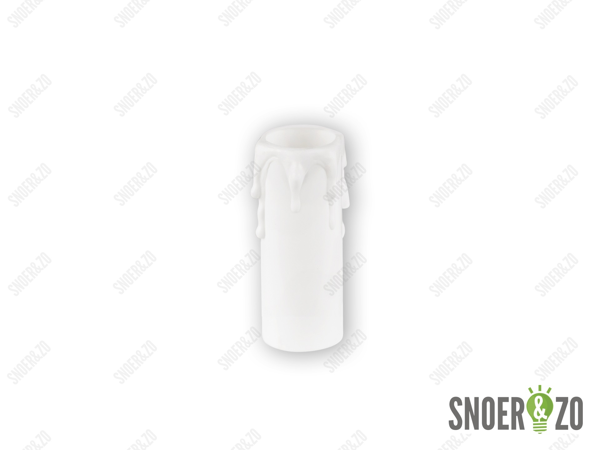 Kaarshuls wit 6.5 cm