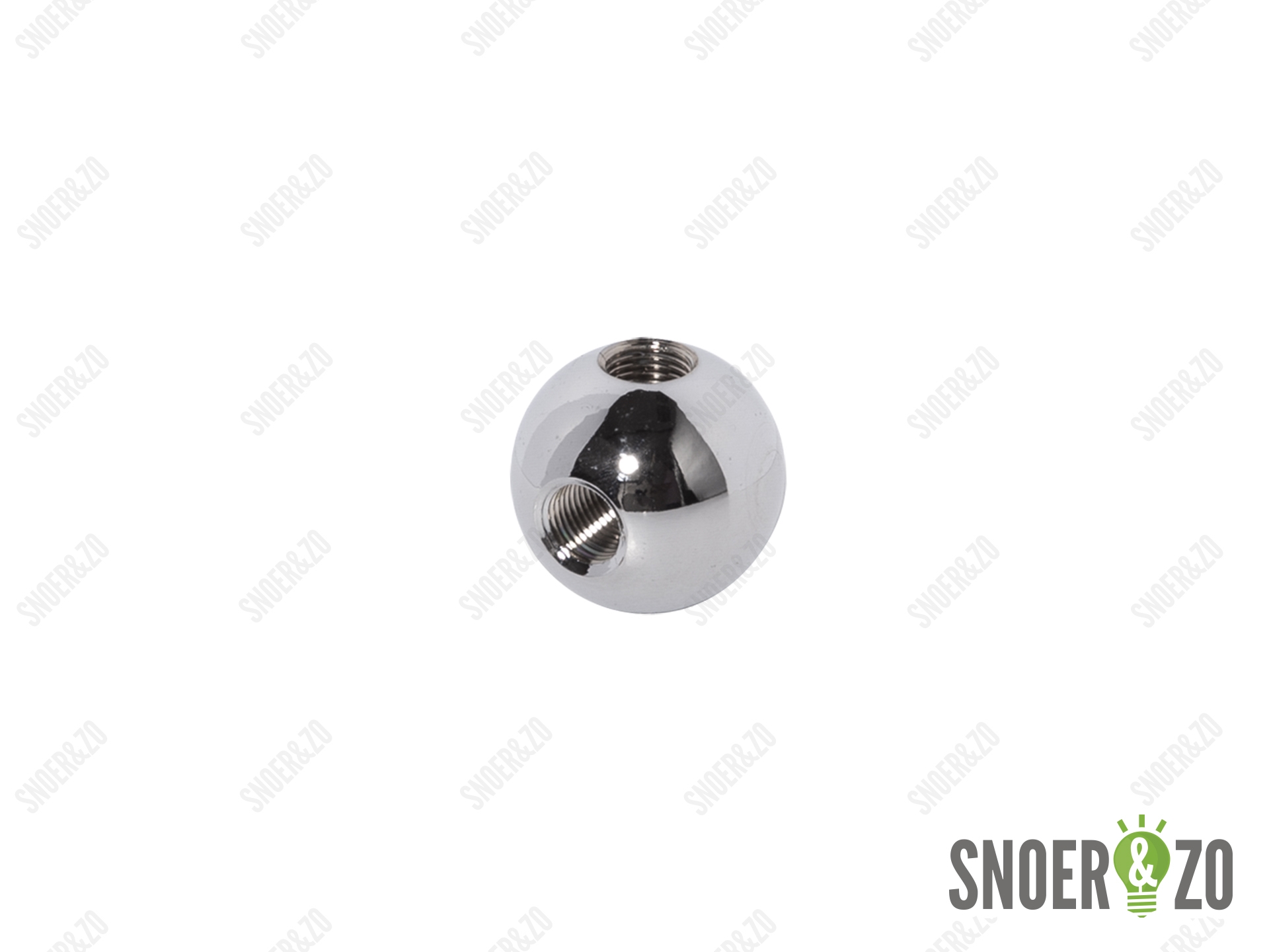 Kogel chroom 30 mm met haaks gat binnendraad M10X1