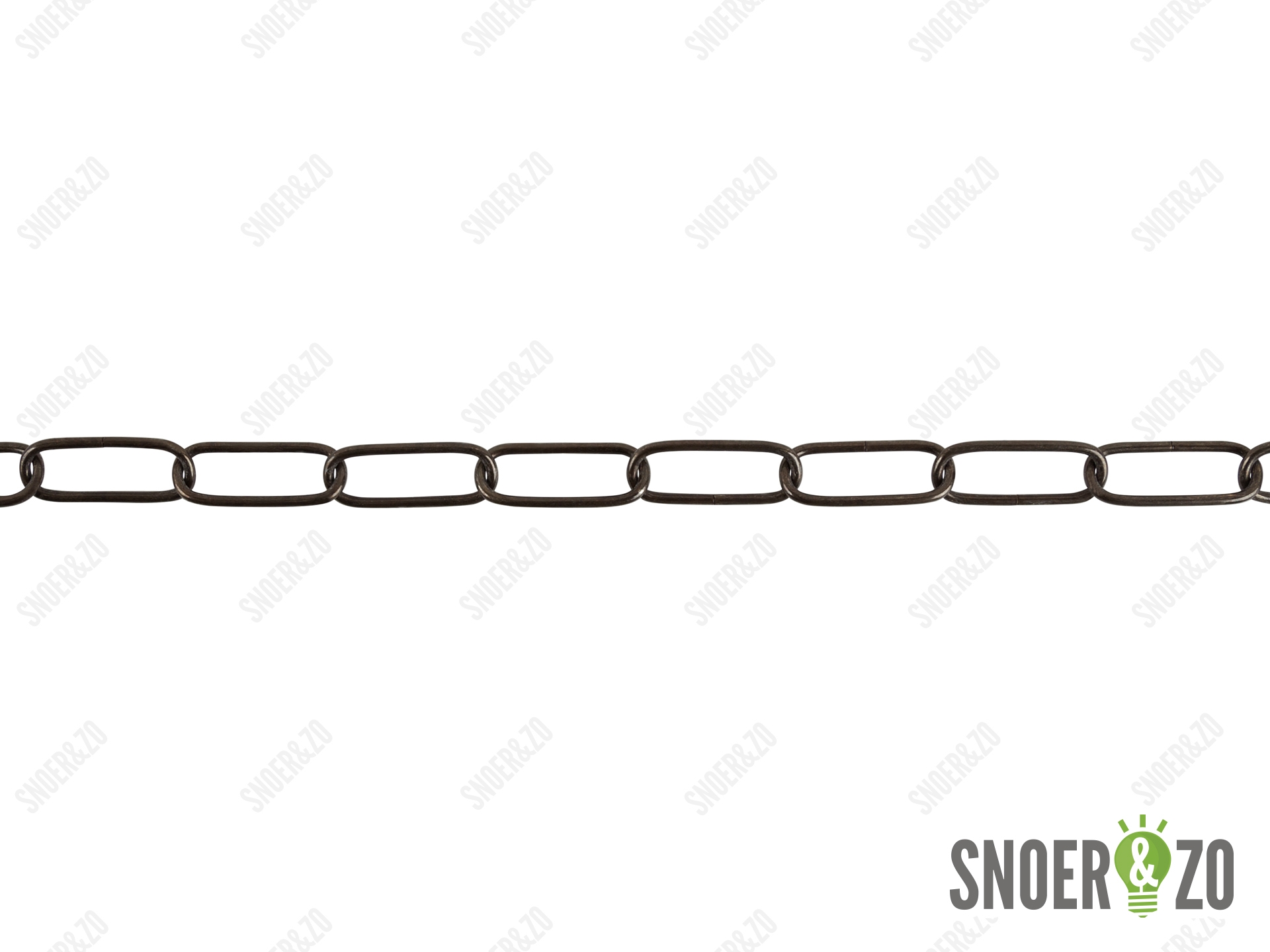 Lamp ketting brons 39x16mm