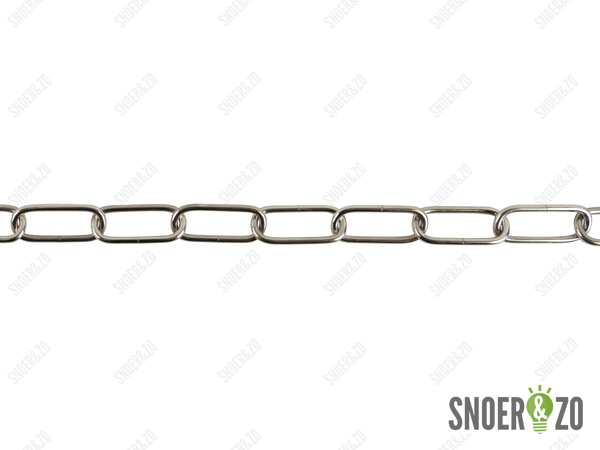 Lamp ketting chroom 47x20mm