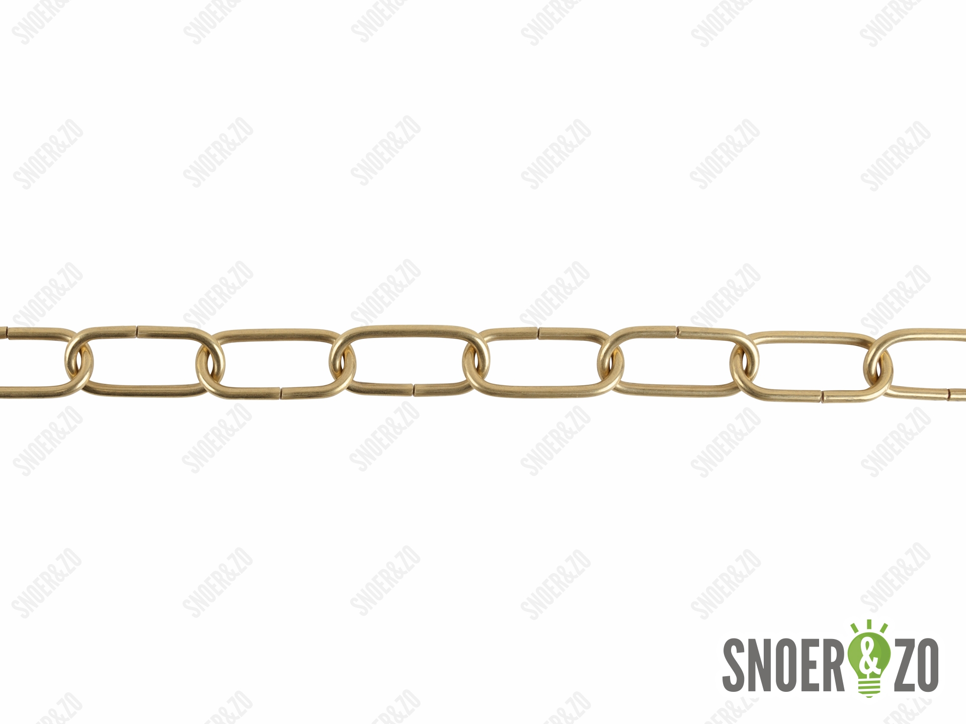 Lamp ketting echt messing 48x22mm