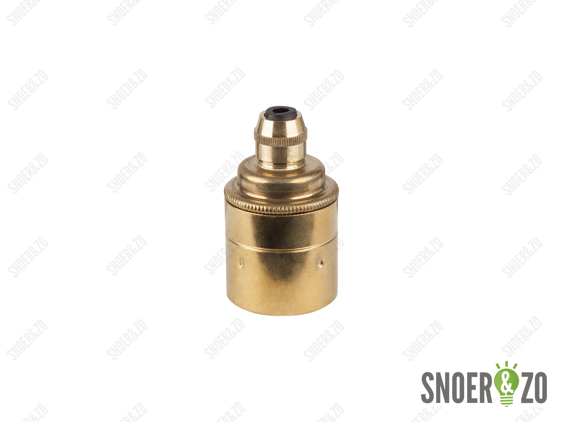 Metalen fitting E27 industrial messing met vaste trekontlaster