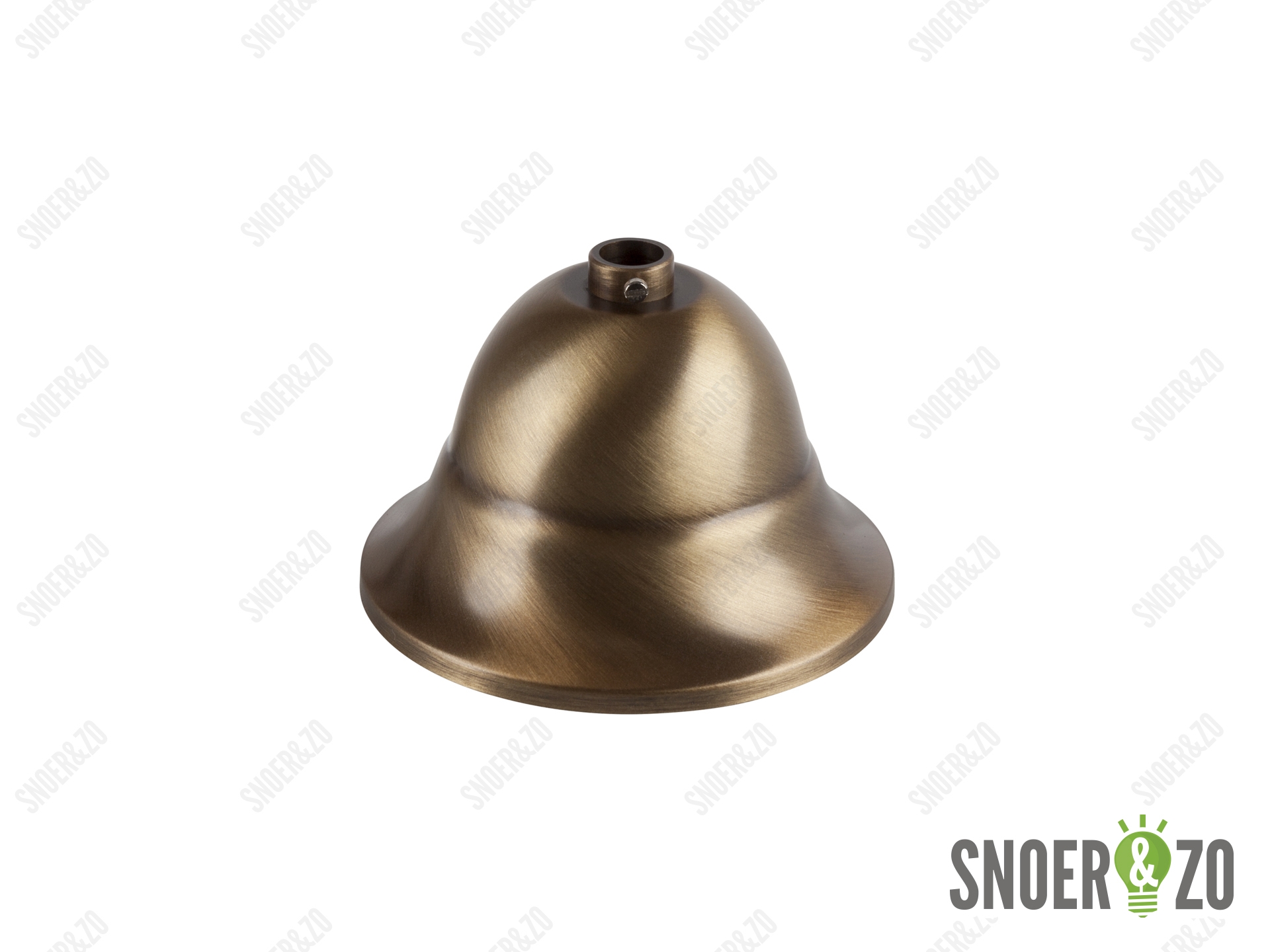 Plafondkap metaal kelk brons