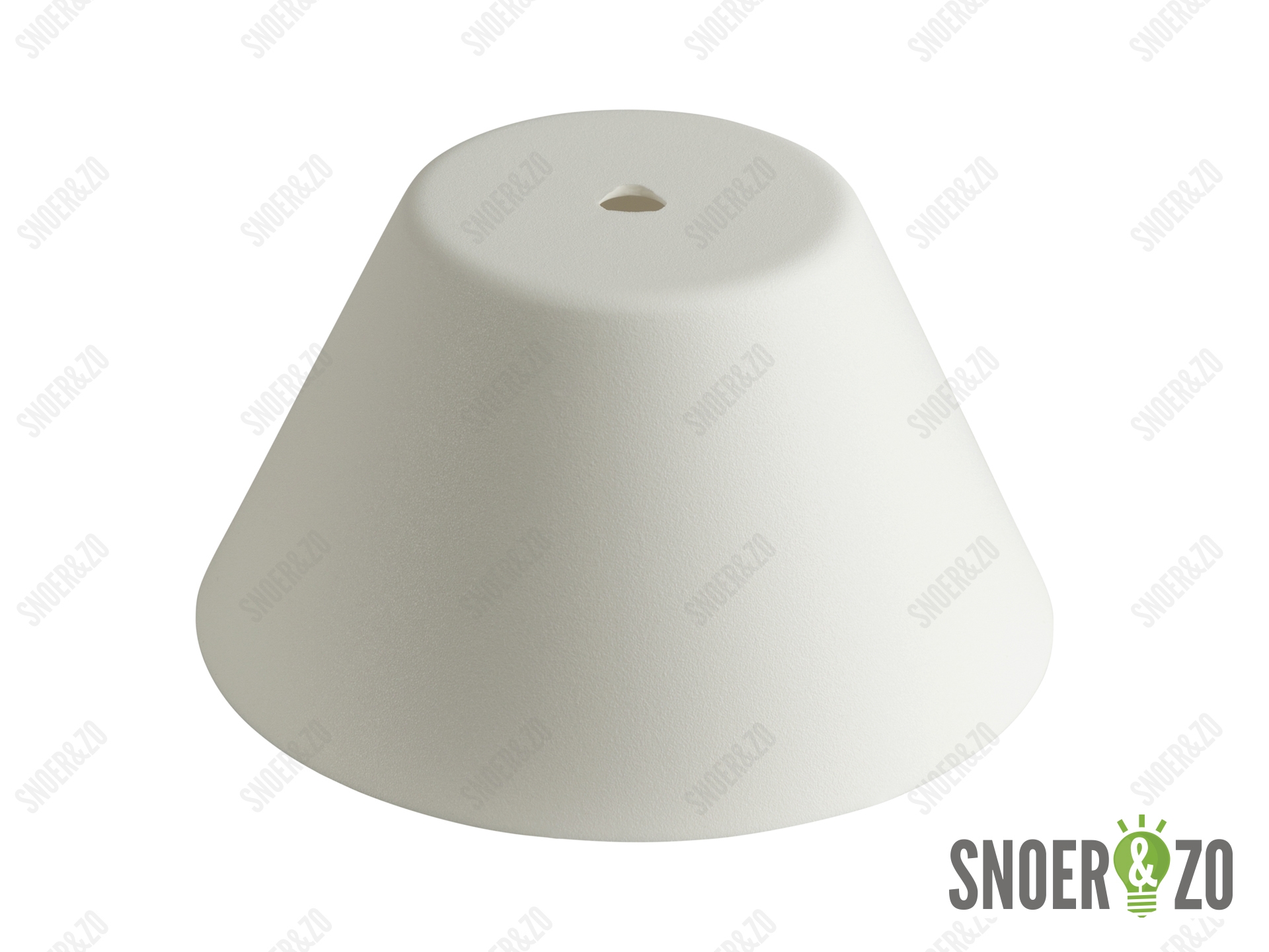 Plafondkap schaal wit