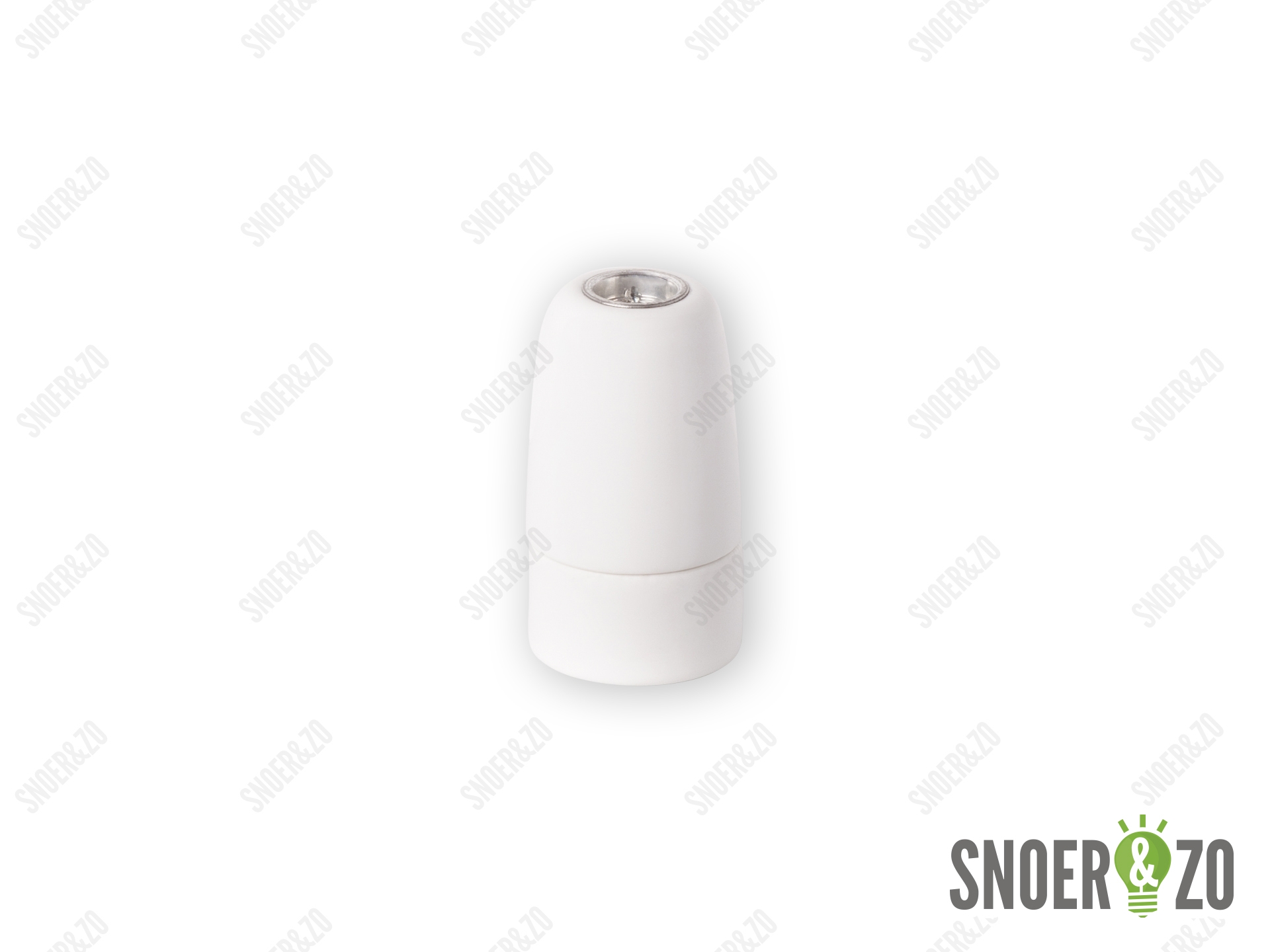 Porselein fitting E14 wit