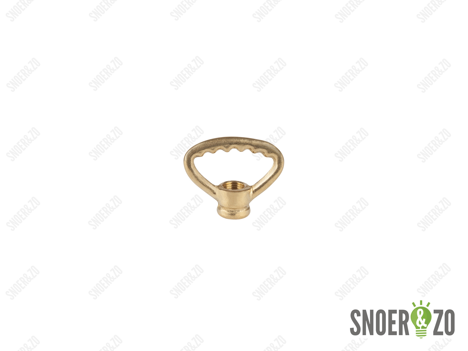 Ringnippel messing getand 42 mm - M10x1 binnendraad