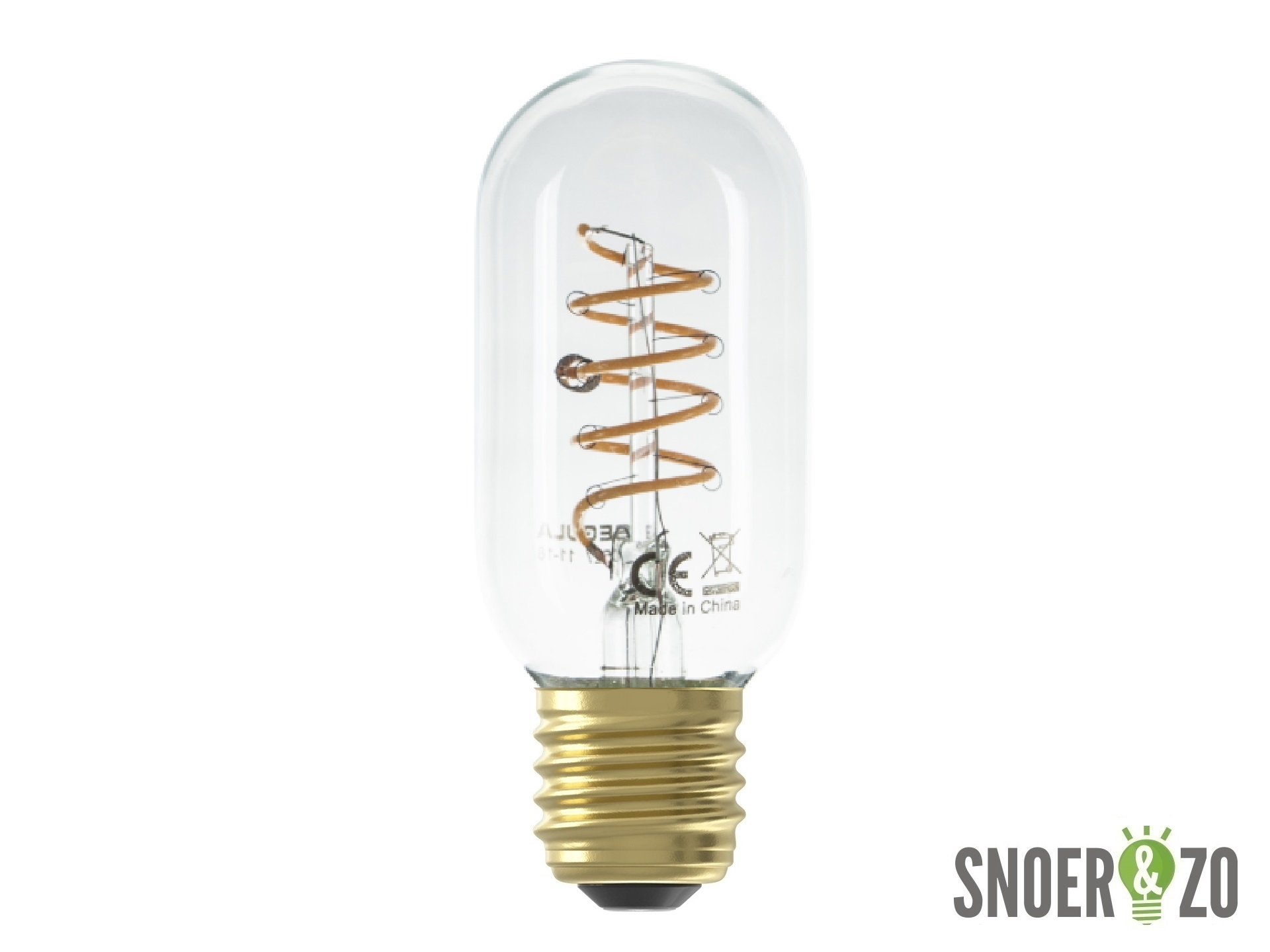 Segula LED curved T45x110mm 4W E27 helder dimbaar