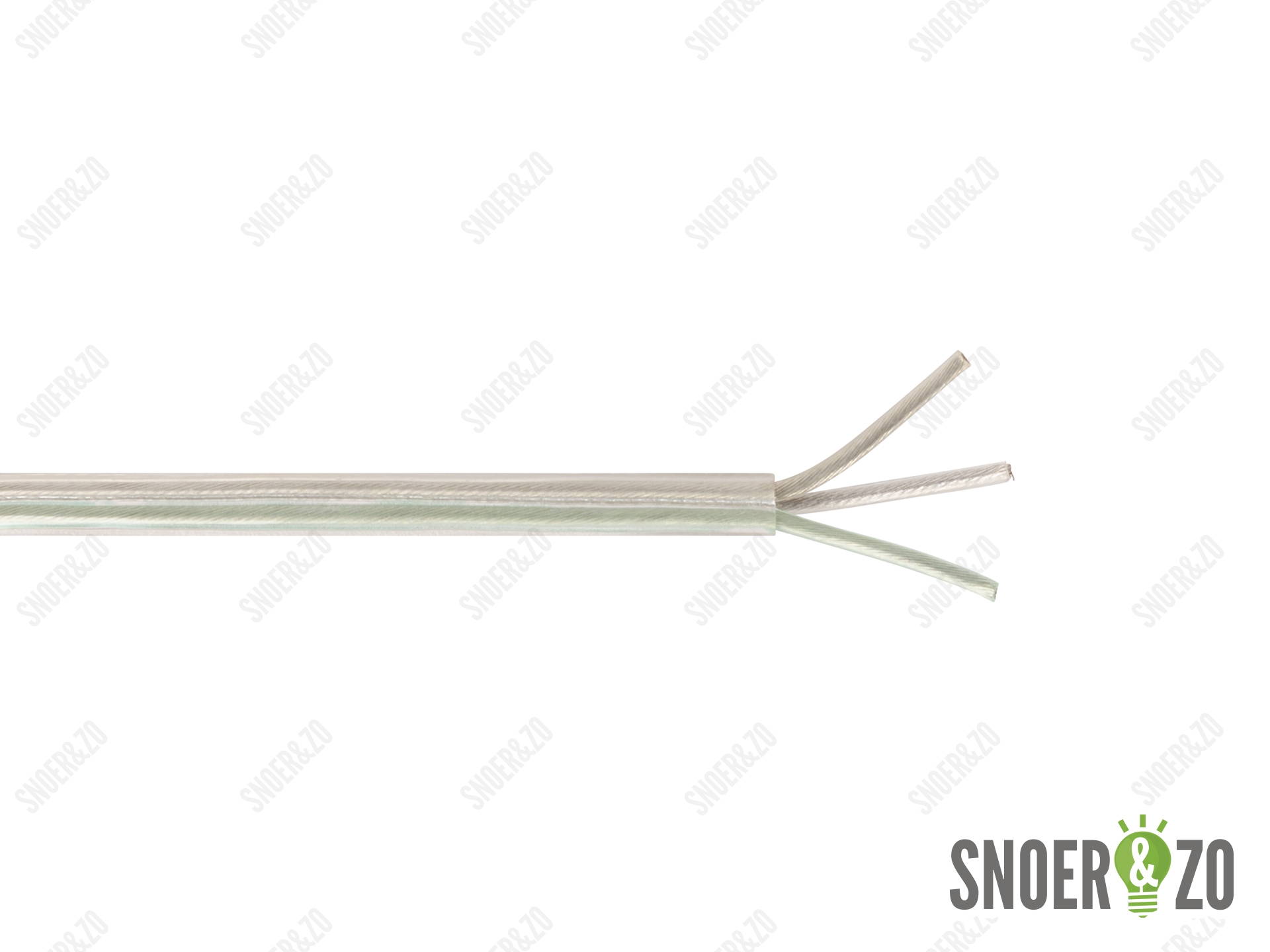Snoer rond transparant 3x0,75 mm²