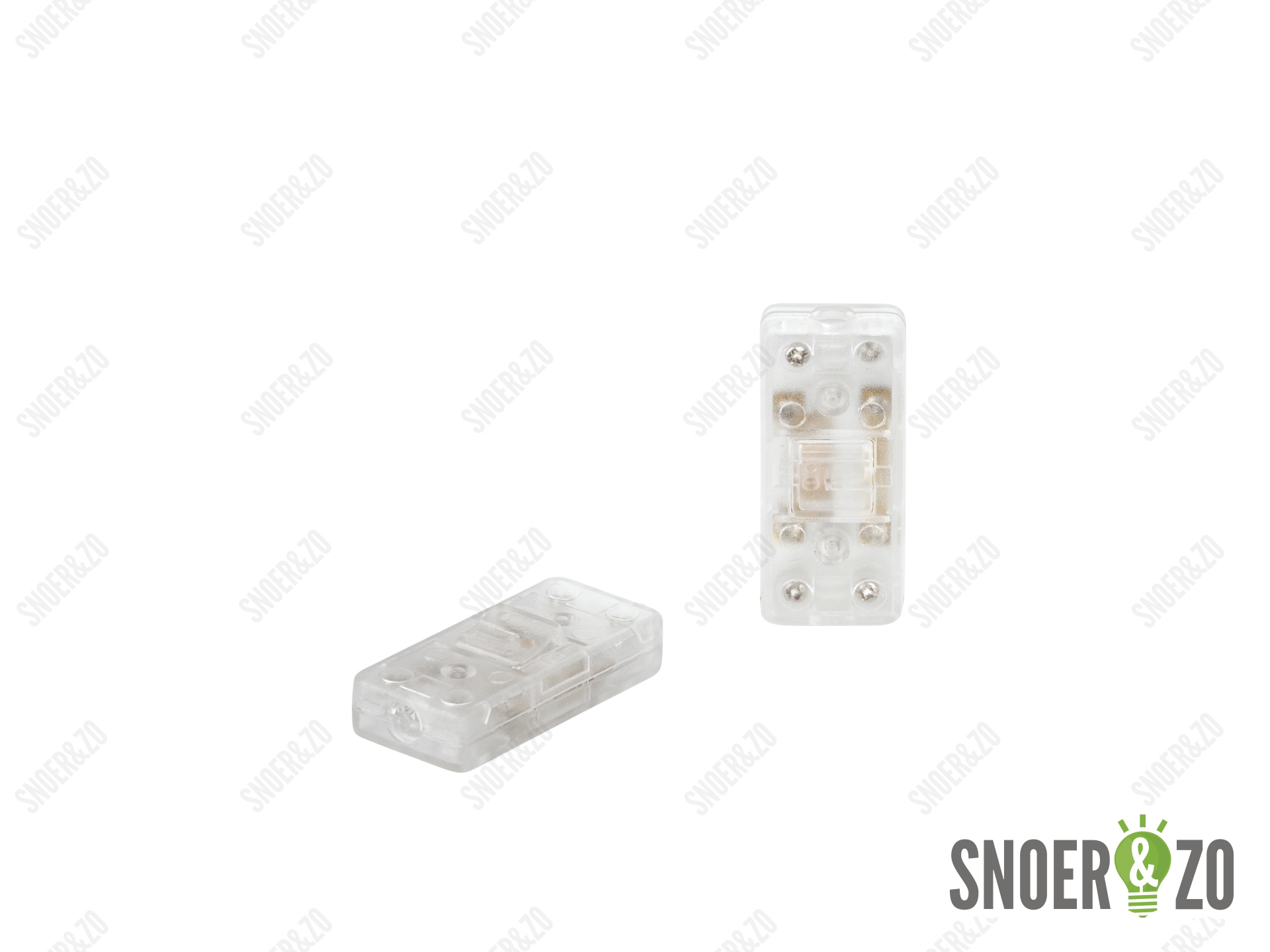Snoerschakelaar transparant H-model